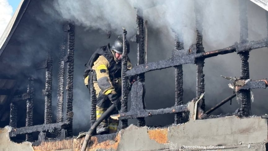 Наслідки російського удару авіабомбами по Запоріжжю, 10 липня 2026 року