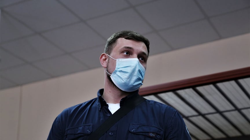 Підозрюваний у хуліганстві під Офісом президента Олексій Білковський