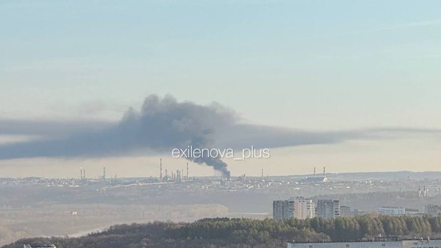 Как сообщается, пожар на НПЗ в Уфе