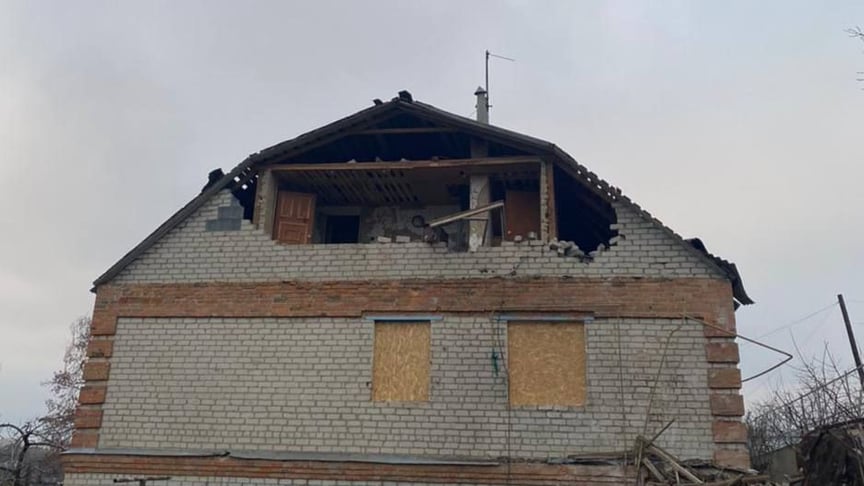 Последствия обстрелов в Харьковской области