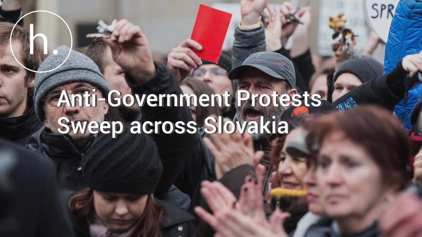 Anti-Government Protests Sweep across Slovakia