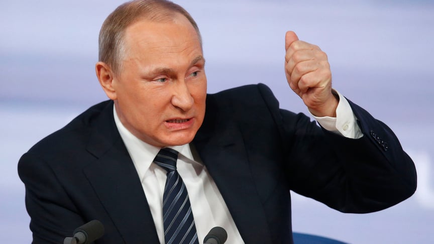 Президент Росії Володимир Путін, Москва, 17 груlня 2015 року