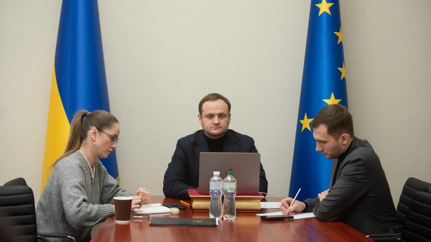 Українська делегація під час зустрічі «енергетичного Рамштайну»