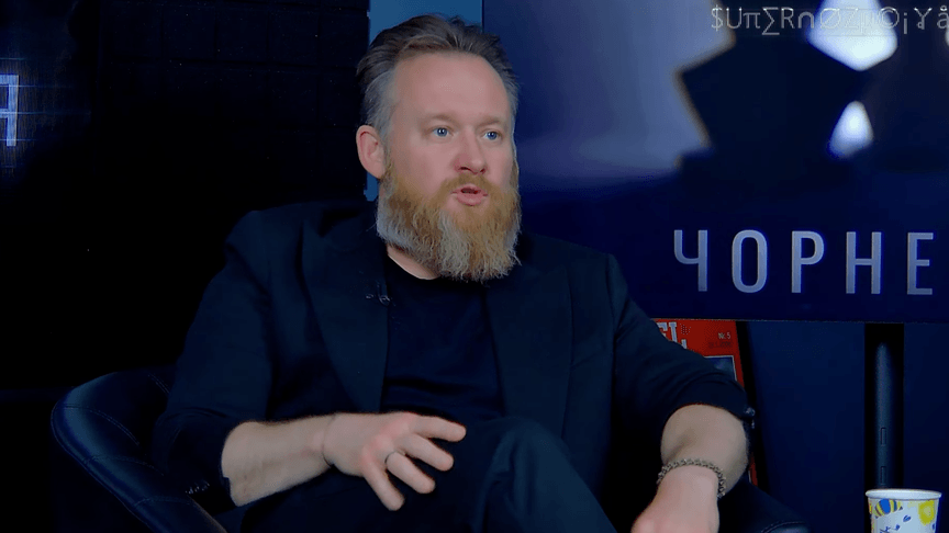 Народний депутат від фракції «Слуга народу» Юрій Камельчук в етері ток-шоу «Чорне/Біле» Народний депутат від фракції «Слуга народу» Юрій Камельчук в етері ток-шоу «Чорне/Біле»