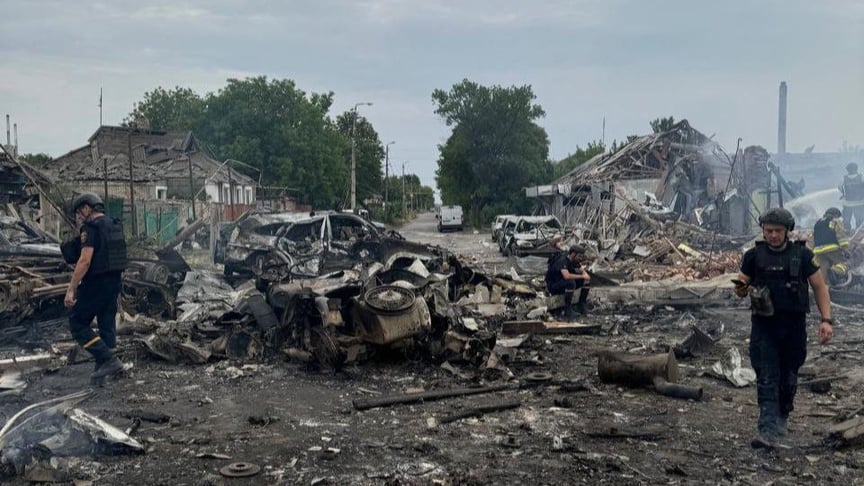 Наслідки російського удару по Селидовому 5 липня 2024 року