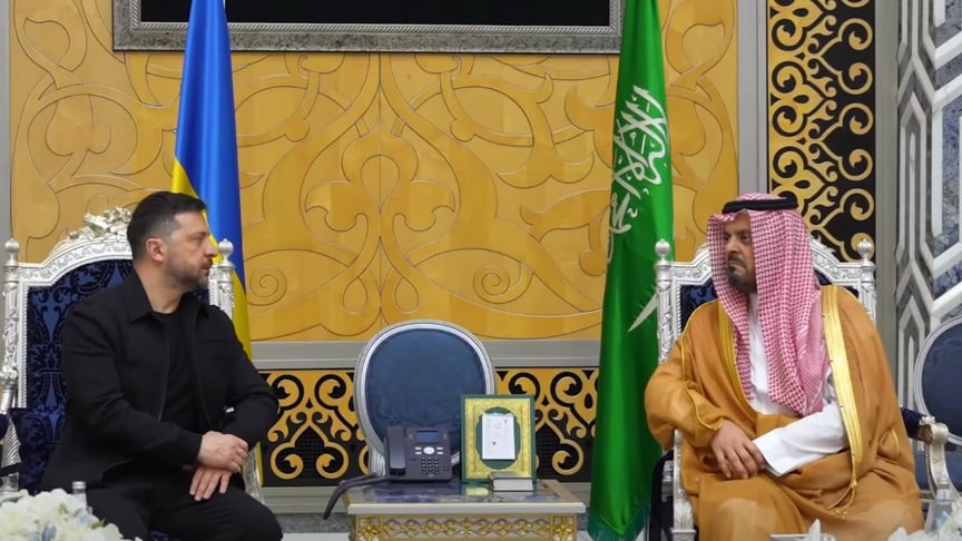 Президент Володимир Зеленський прибув з офіційним візитом до Саудівської Аравії, 26 березня 2026 року