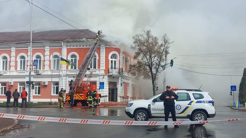 Наслідки російського удару по Прилуках 7 квітня 2026 року