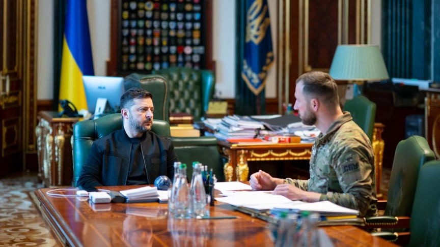 Ілюстративне фото. Президент Володимир Зеленський та очільник СБУ Євгеній Хмара