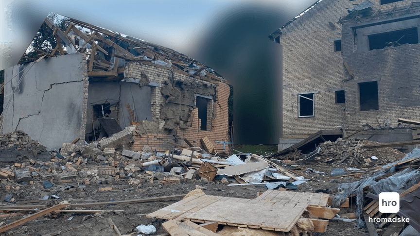 Наслідки російського удару по Київщині