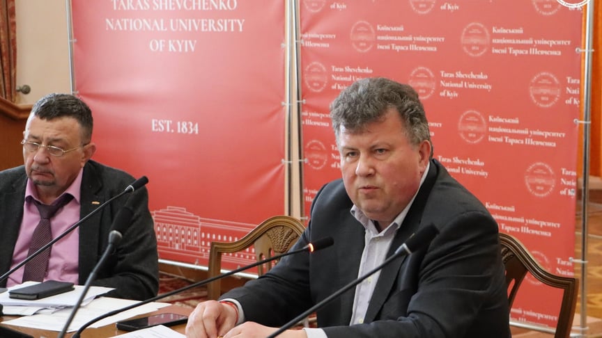 Ректор КНУ імені Тараса Шевченка Володимир Бугров