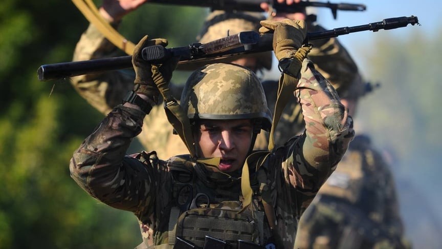 Ілюстративне фото. "Нульовий день" БЗВП для новобранців-контрактників, які доєдналися до 127 окремої важкої механізованої бригади