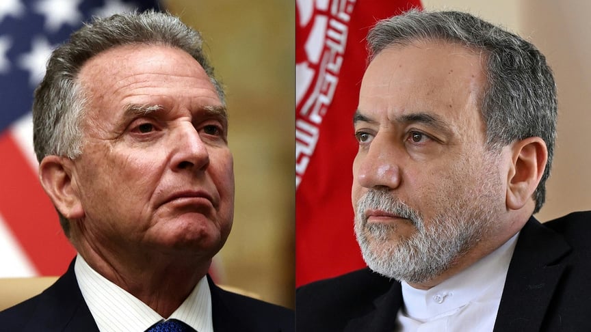 Спецпосланець президента США Стів Віткофф та міністр закордонних справ Ірану Аббас Арагчі