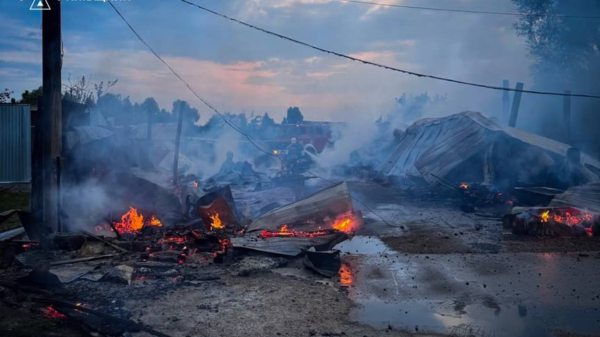 Пожежа в притулку на Київщині