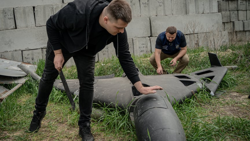 Ілюстративне фото. Збитий російський «шахед»