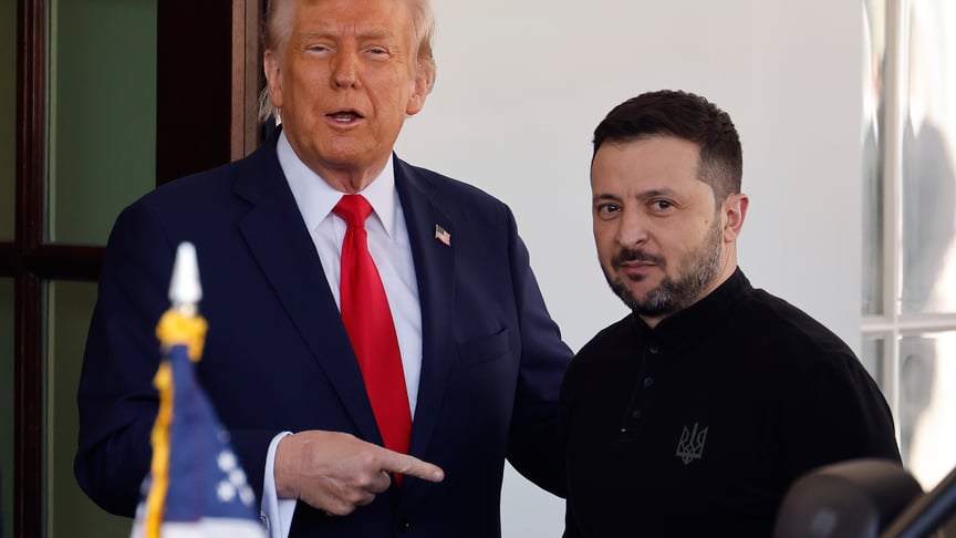 Ілюстративне фото. Президент США Дональд Трамп та президент України Володимир Зеленський