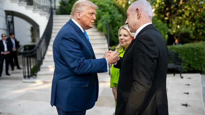 Ілюстративне фото. Президент США Дональд Трамп та прем'єр-міністр Ізраїлю Біньямін Нетаньягу