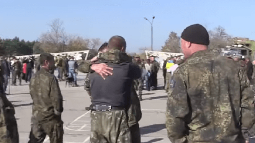 This Is What Happens When A Volunteer Battalion Returns From Ukraine's Front Line