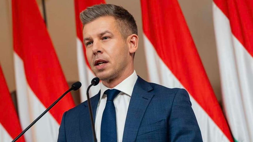 Лідер угорської опозиційної партії «Тиса» Петер Мадяр