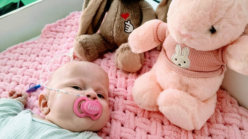 Дівчинка, яка народилася з вагою 750 грамів