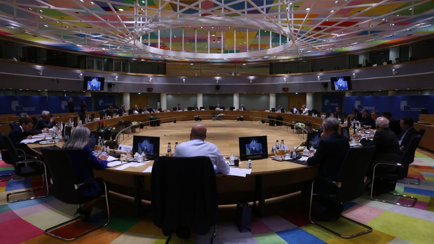 EU leaders summit in Brussels on 15 December 2022