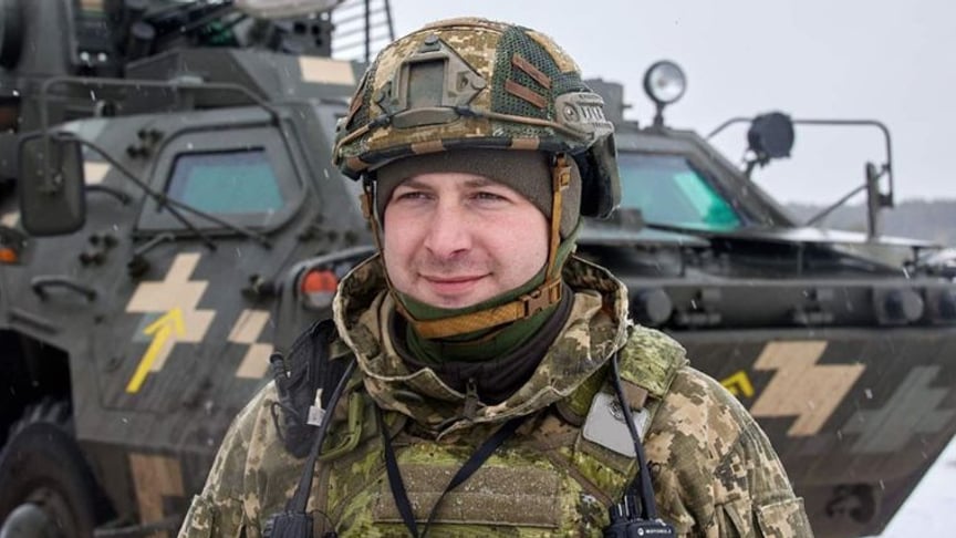Commander of one of the battalions of the Armed Forces of Ukraine with the call sign "Philosopher", who took part in the counteroffensive against the Russians in Kharkiv