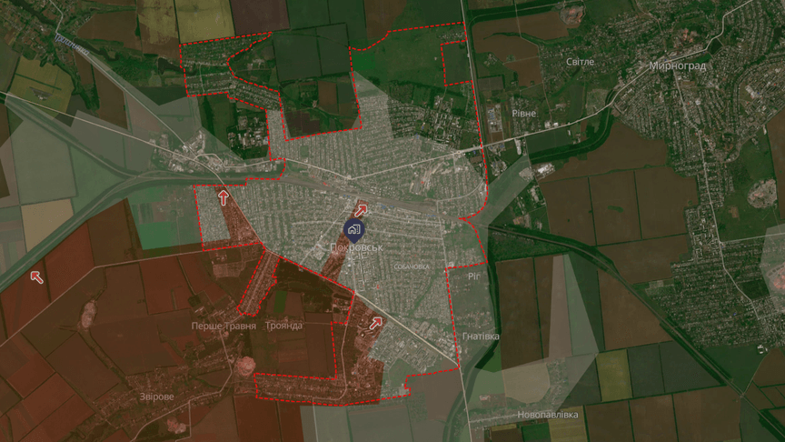 Ситуация в Покровске по состоянию на 10 ноября 2025 года