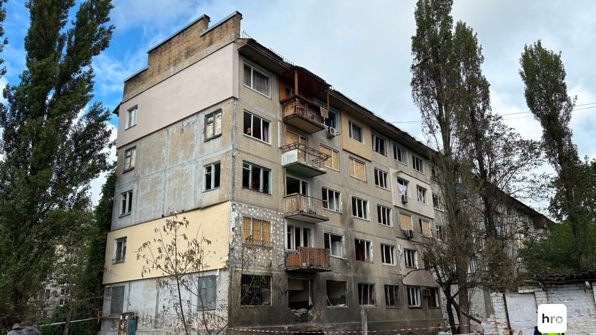 Наслідки російської атаки в Дніпровському районі Києва, 22 вересня 2026 року