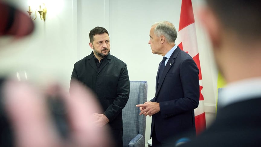 Володимир Зеленський та Марк Карні