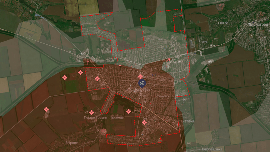 Ситуация в Покровске по состоянию на 2 декабря 2025 года