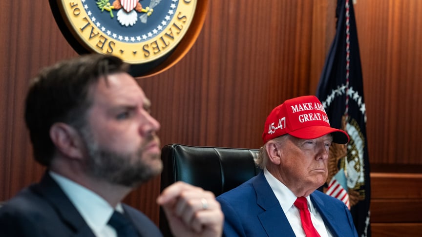 Президент США Дональд Трамп і віцепрезидент Джей Ді Венс Президент США Дональд Трамп і віцепрезидент Джей Ді Венс