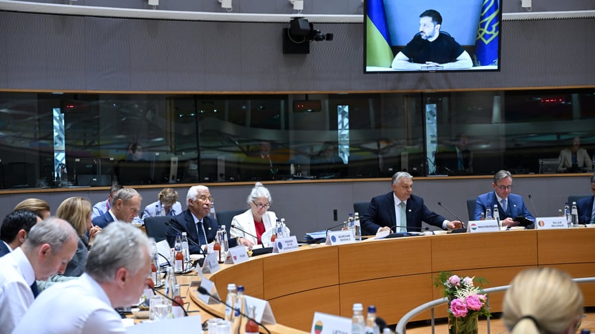 Круглий стіл на саміті ЄС з президентом України Володимиром Зеленським, 26 червня 2025 року