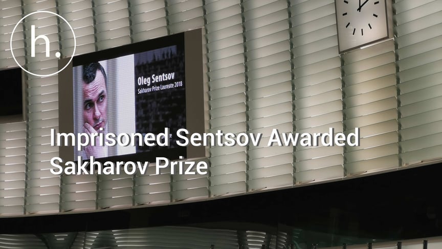 Imprisoned Sentsov Awarded Sakharov Prize for Freedom of Thought