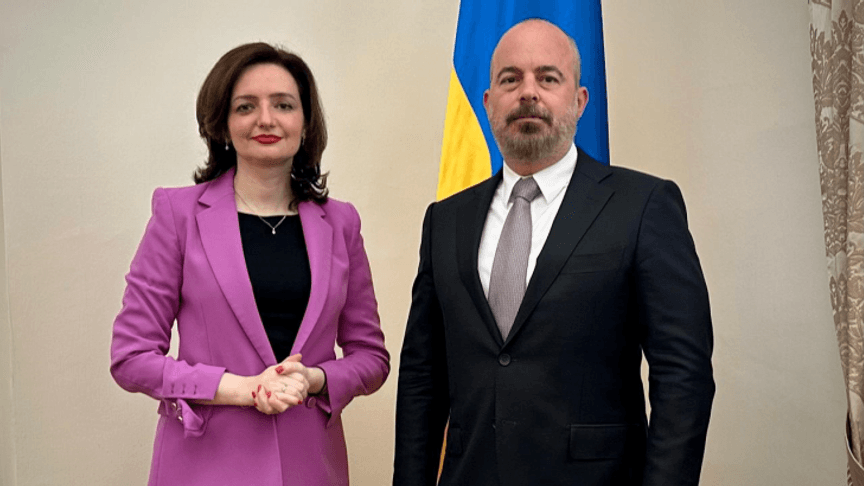 Тимчасовий повірений у справах США в Україні Джон Гінкель у МЗС України