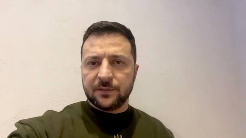 Володимир Зеленський під час звернення 2 січня 2023 року