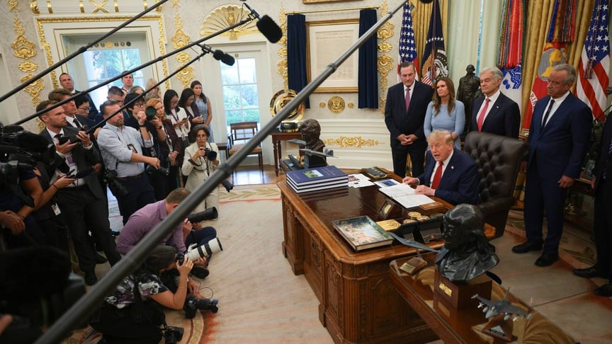 Trump banned three news outlets from the White House. Now they're suing him