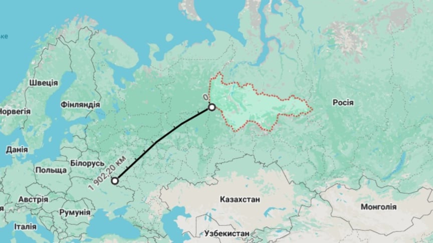 Уперше повітряна тривога у рф розтягнулась за 2000 км від кордону України