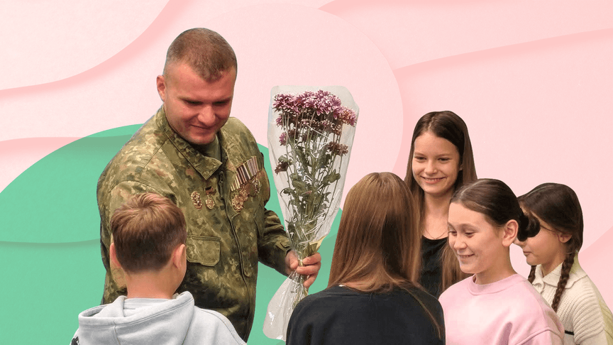 Ветеран Данило Качура подолав рак і проводить зустрічі зі школярами