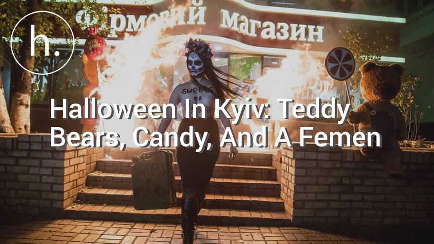 Halloween In Kyiv: Teddy Bears, Candy, And A Femen