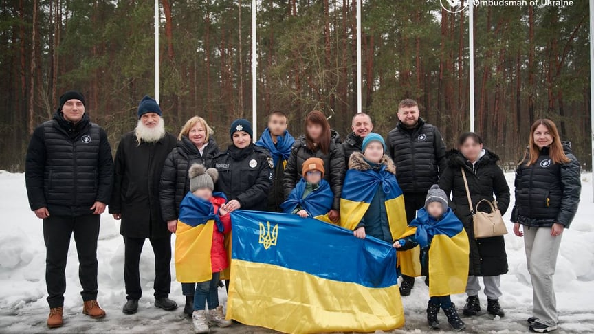 Пятерых украинских детей вернули из россии и оккупированных земель