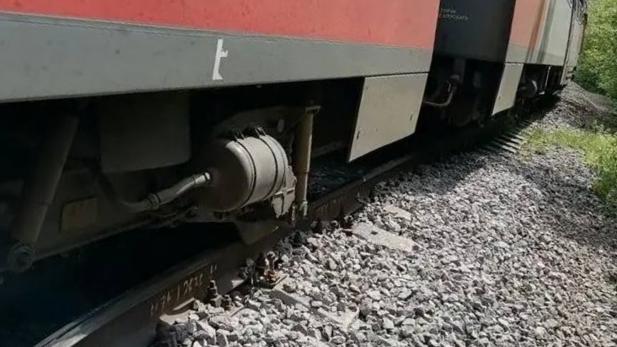 Електропоїзд, який зійшов з рейок у Бєлгородській області, 13 травня 2026 року