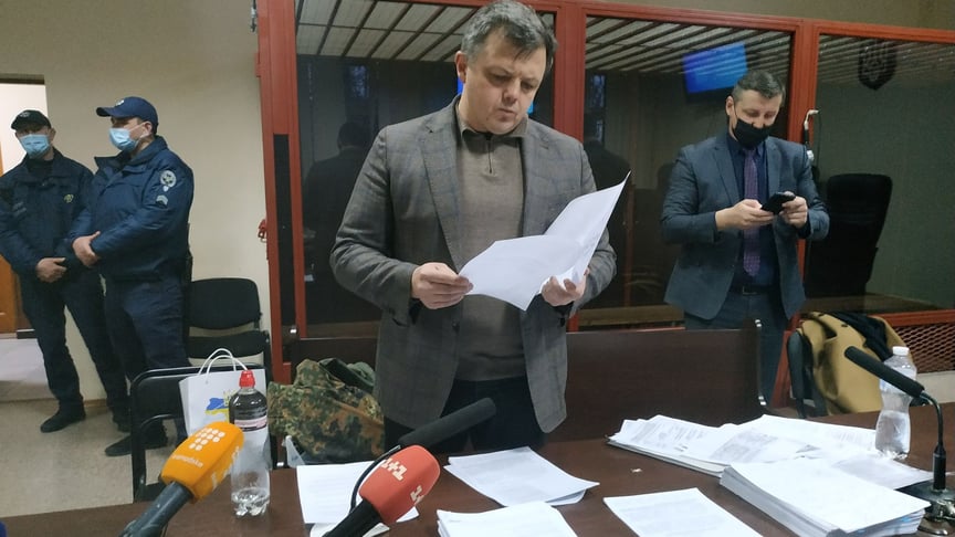 Семен Семенченко во время заседания суда
