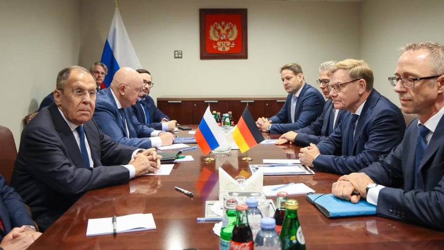 Зустріч міністрів закордонних справ росії та Німеччини Сергія Лаврова і Йоганна Вадефуля в Нью-Йорку, 26 вересня 2026 року