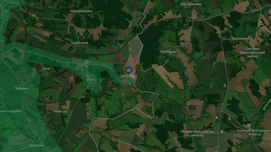 Прикордонне село Грабовське на Сумщині