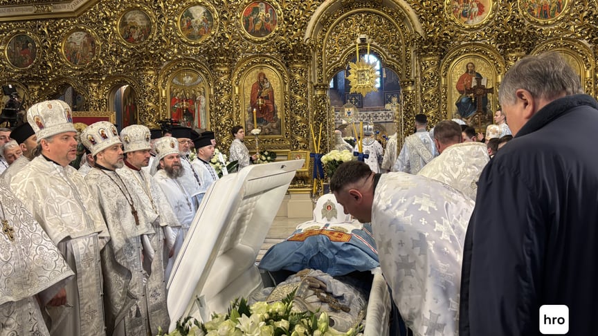 Прощання з патріархом Філаретом