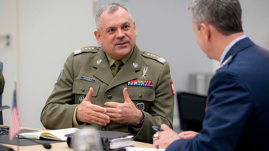 Начальник Генерального штабу Збройних сил Польщі Веслав Кукула