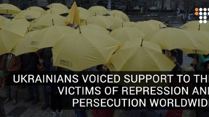 Ukrainians Voiced Their Support To The Victims Of Repression And Persecution Worldwide