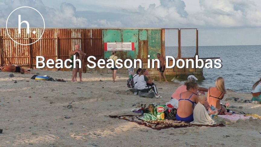 100 km Difference: Beach Season on Both Sides of the Donbas Contact Line