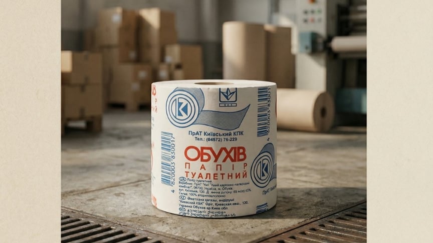 Туалетний папір  «Обухів 65»