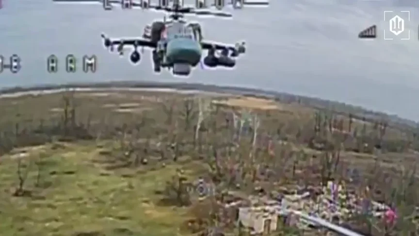 Сили безпілотних систем знищили російський вертоліт Ka-52