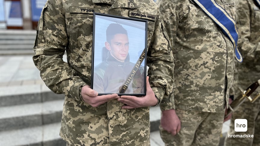 Фото литовського добровольця Томаса Валентеліса